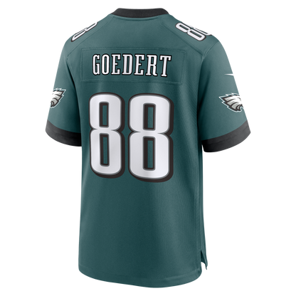 Men's Philadelphia Eagles Dallas Goedert Nike Midnight Green Team Game Jersey