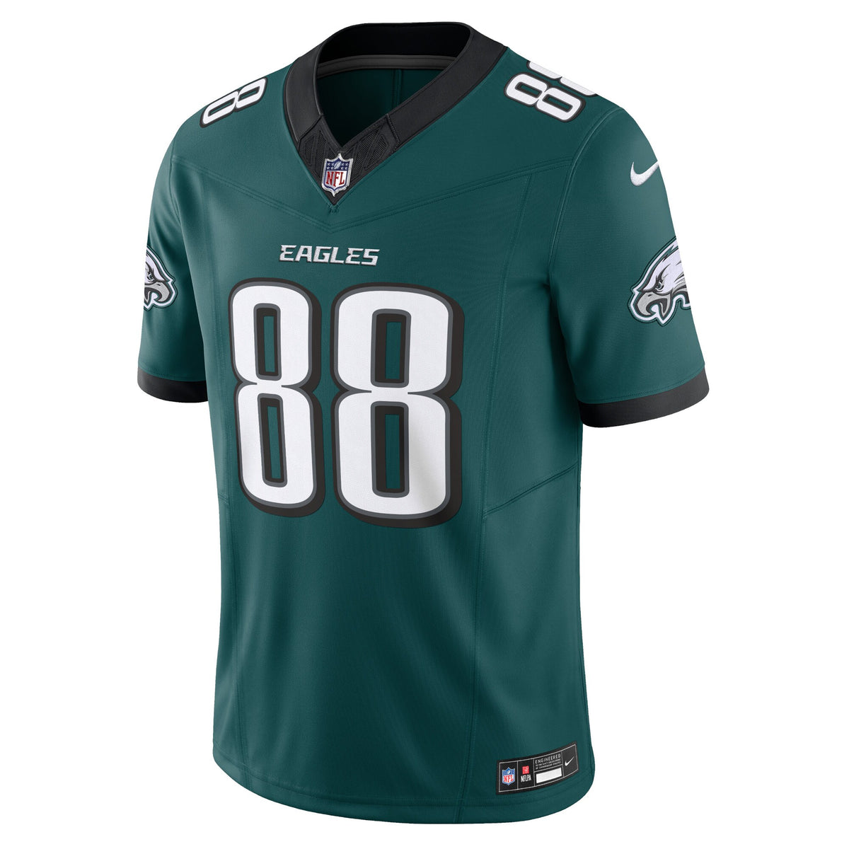 Men's Philadelphia Eagles Dallas Goedert Nike Midnight Green Vapor F.U.S.E. Limited Jersey