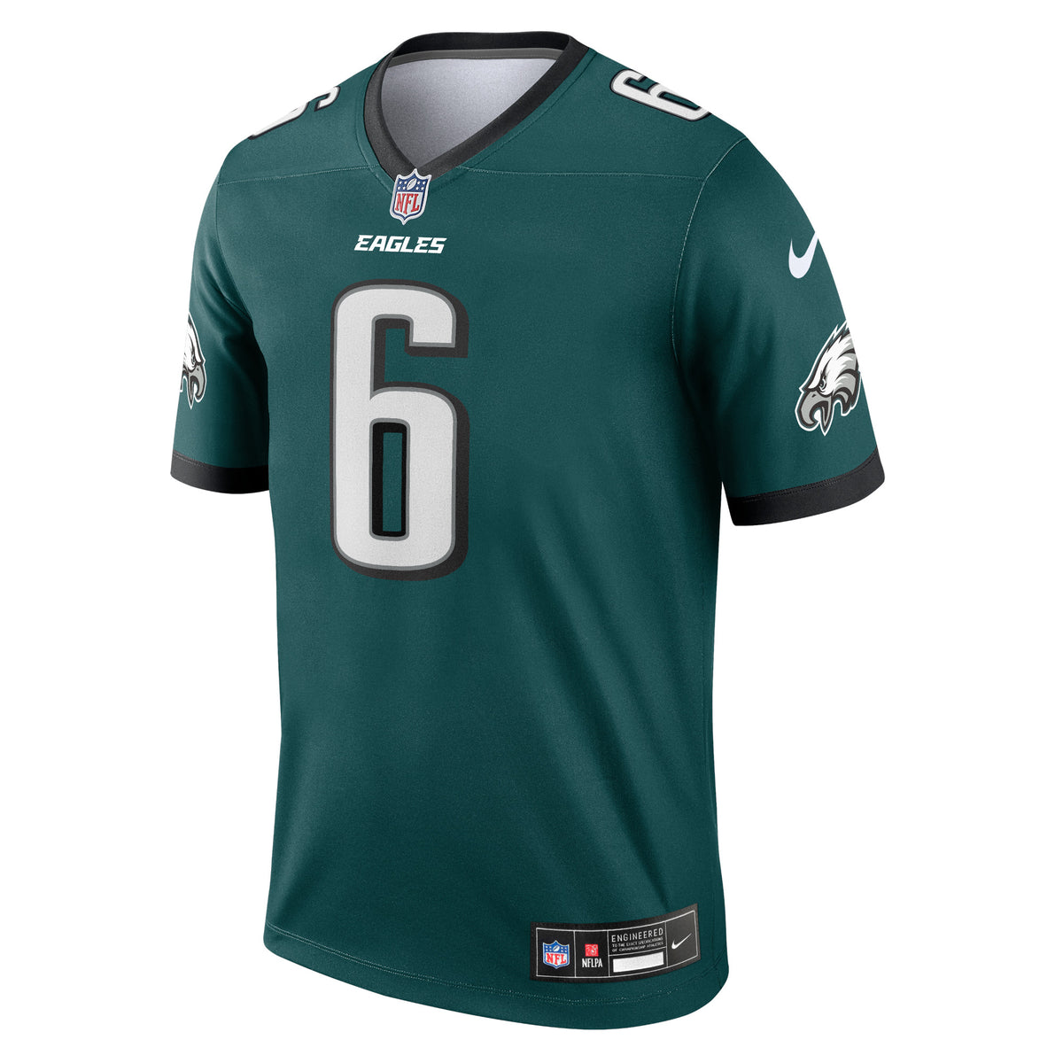 Men's Philadelphia Eagles DeVonta Smith Nike Green Legend Player Performance Top
