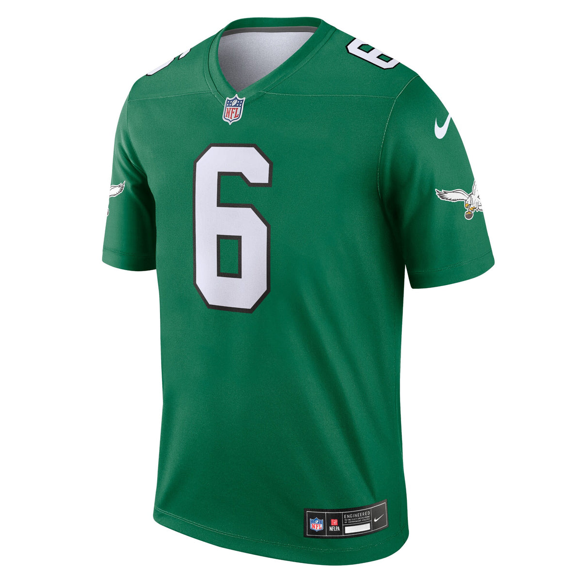 Men's Philadelphia Eagles DeVonta Smith Nike Kelly Green Legend Player Performance Top