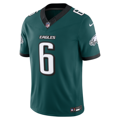 Men's Philadelphia Eagles DeVonta Smith Nike Midnight Green Team Vapor F.U.S.E. Stitched Limited Jersey