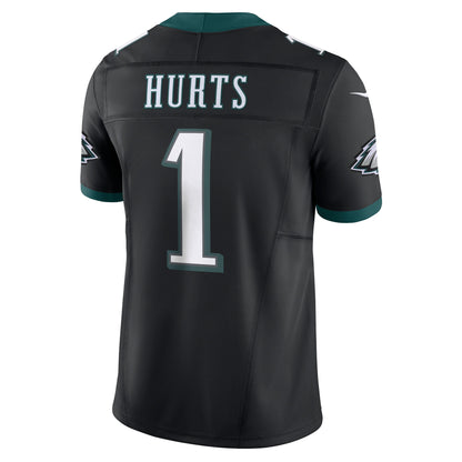 Men's Philadelphia Eagles Jalen Hurts Nike Black Alternate Vapor F.U.S.E. Limited Jersey
