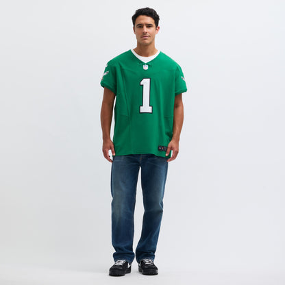Men's Philadelphia Eagles Jalen Hurts Nike Kelly Green Alternate Vapor F.U.S.E. Elite Jersey