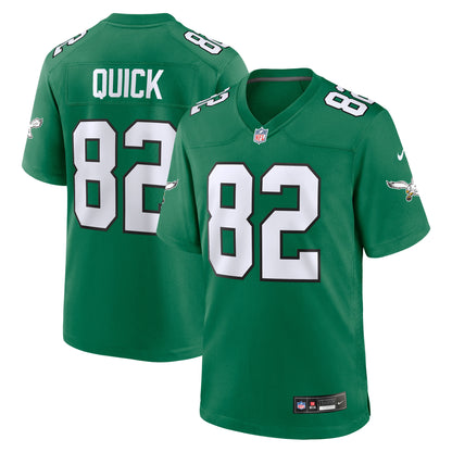 Men's Philadelphia Eagles Mike Quick Nike Kelly Green Retired Player Alternate Game Jersey