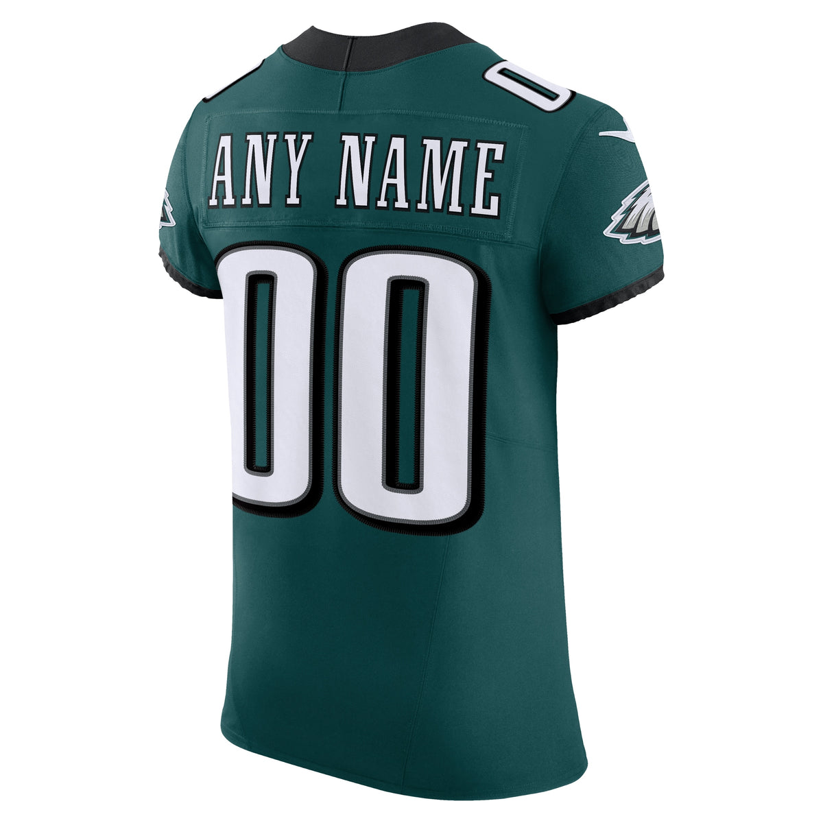 Men's Philadelphia Eagles Nike Midnight Green Team Vapor F.U.S.E. Elite Custom Jersey