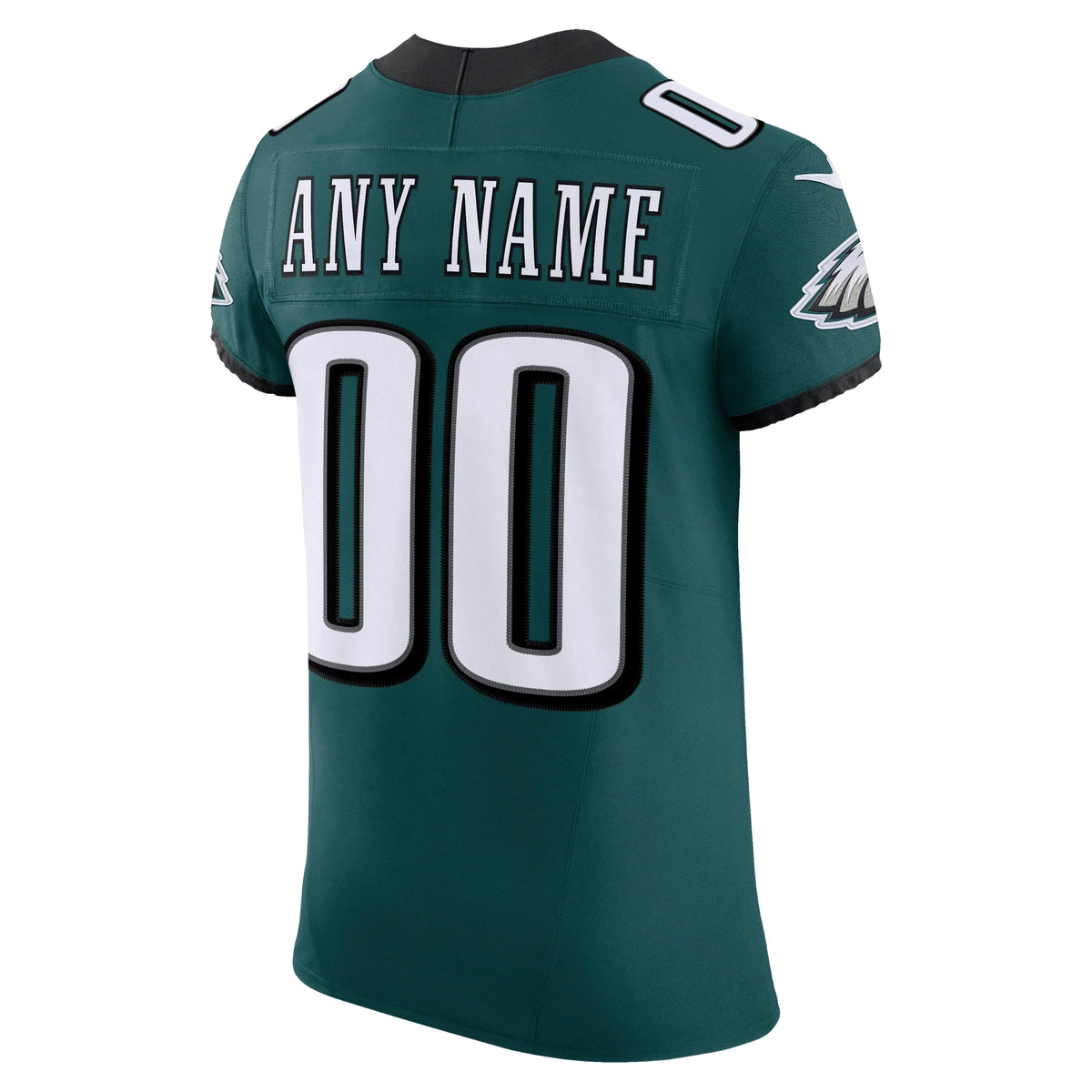 Men's Philadelphia Eagles Nike Midnight Green Vapor F.U.S.E. Elite Custom Jersey