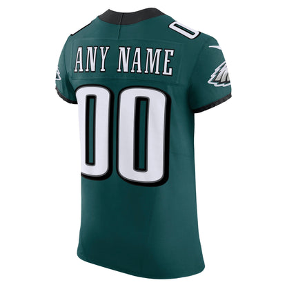 Men's Philadelphia Eagles Nike Midnight Green Vapor F.U.S.E. Elite Custom Jersey