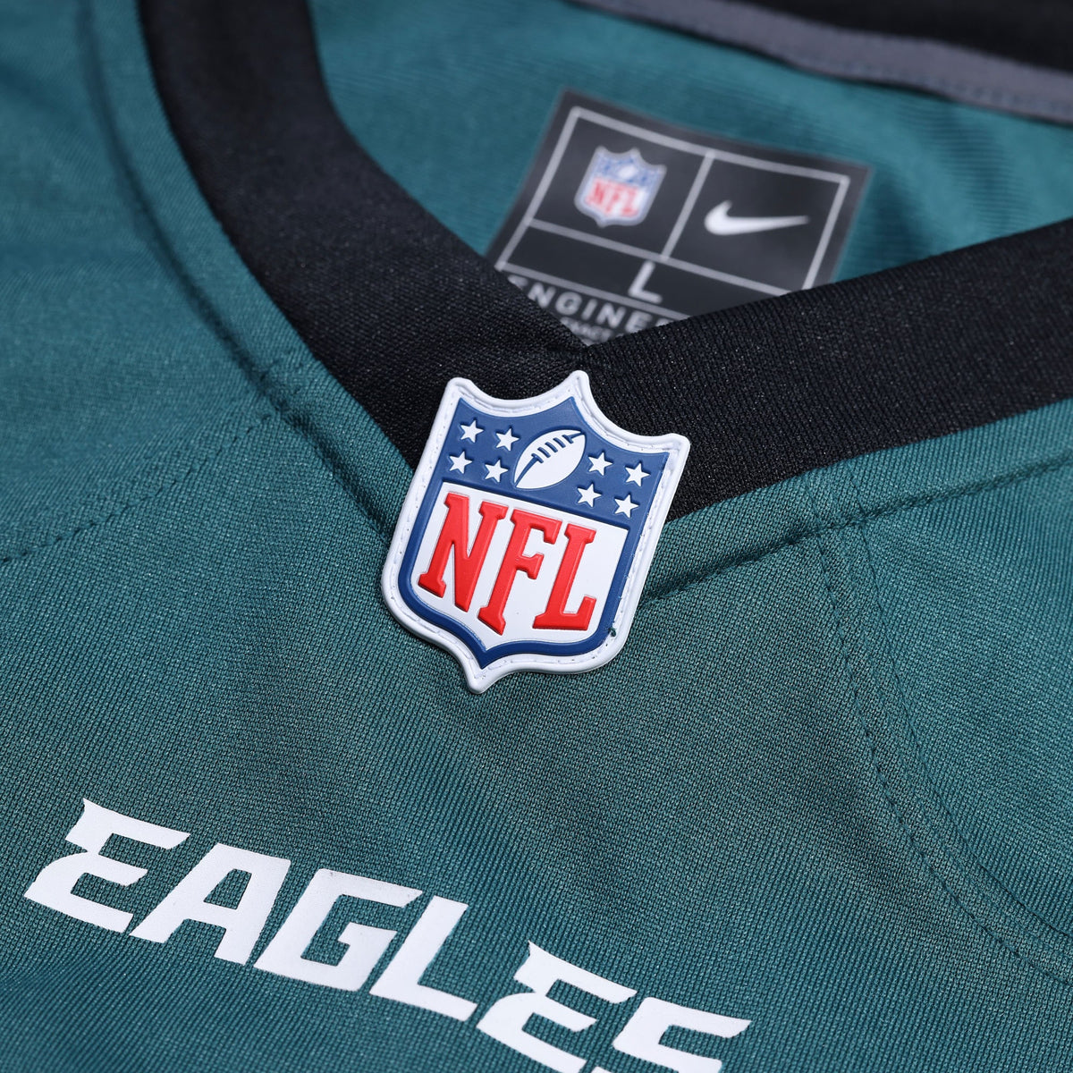 Men's Philadelphia Eagles Number 1 Groom Nike Midnight Green Game Jersey