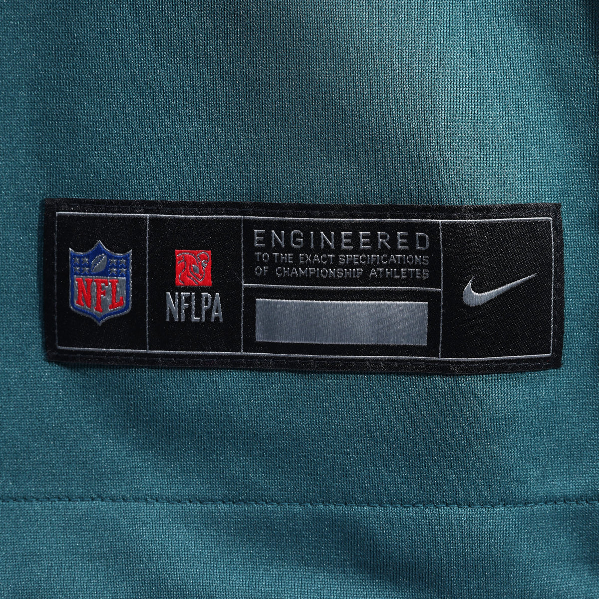 Men's Philadelphia Eagles Number 1 Groom Nike Midnight Green Game Jersey