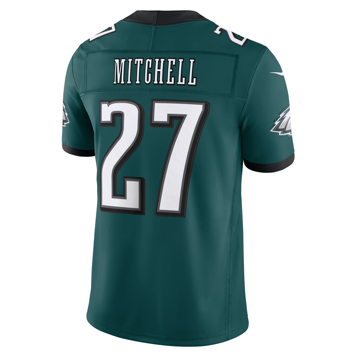 Men's Philadelphia Eagles Quinyon Mitchell Nike Midnight Green Team Vapor F.U.S.E. Stitched Limited Jersey
