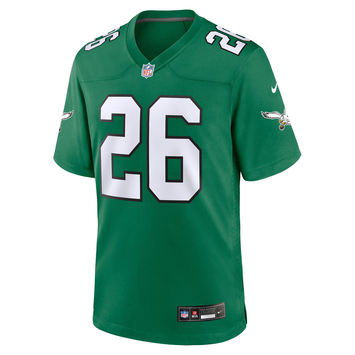 Men's Philadelphia Eagles Saquon Barkley Nike Kelly Green Alternate Game Jersey