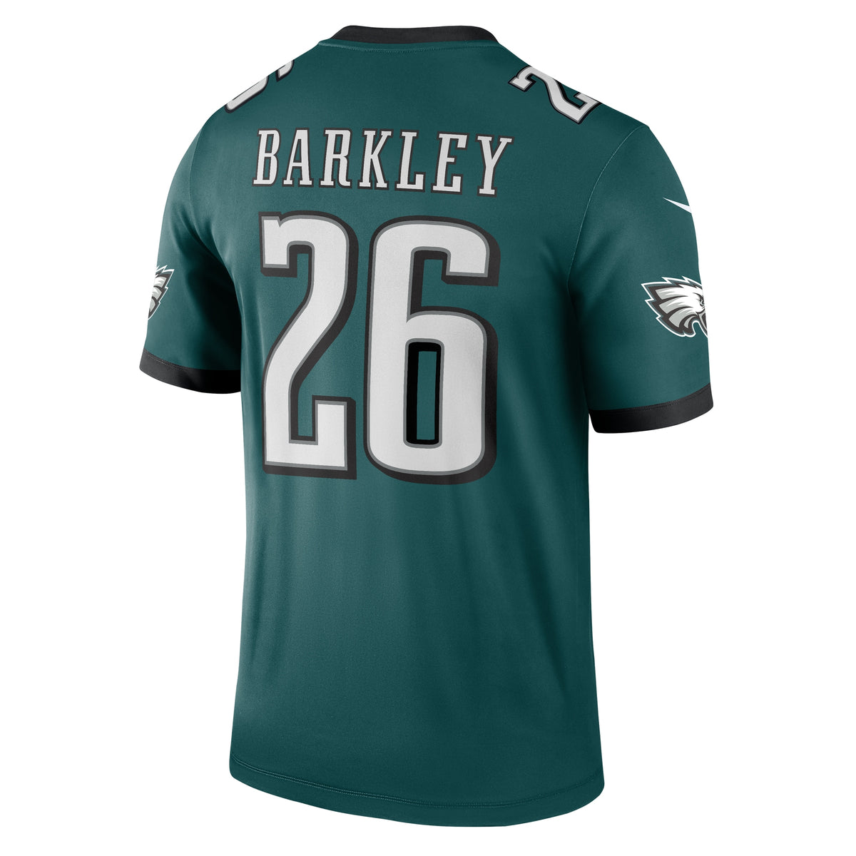 Men's Philadelphia Eagles Saquon Barkley Nike Midnight Green Legend Player Performance Top