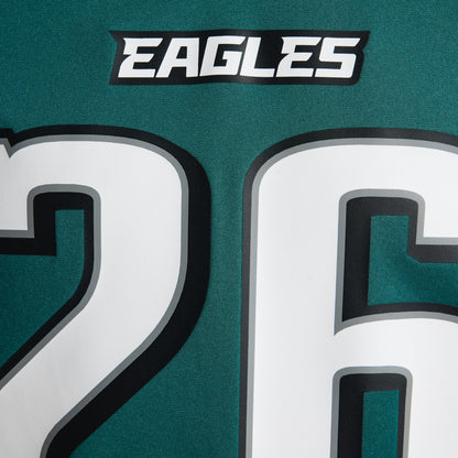 Men's Philadelphia Eagles Saquon Barkley Nike Midnight Green Team Game Jersey