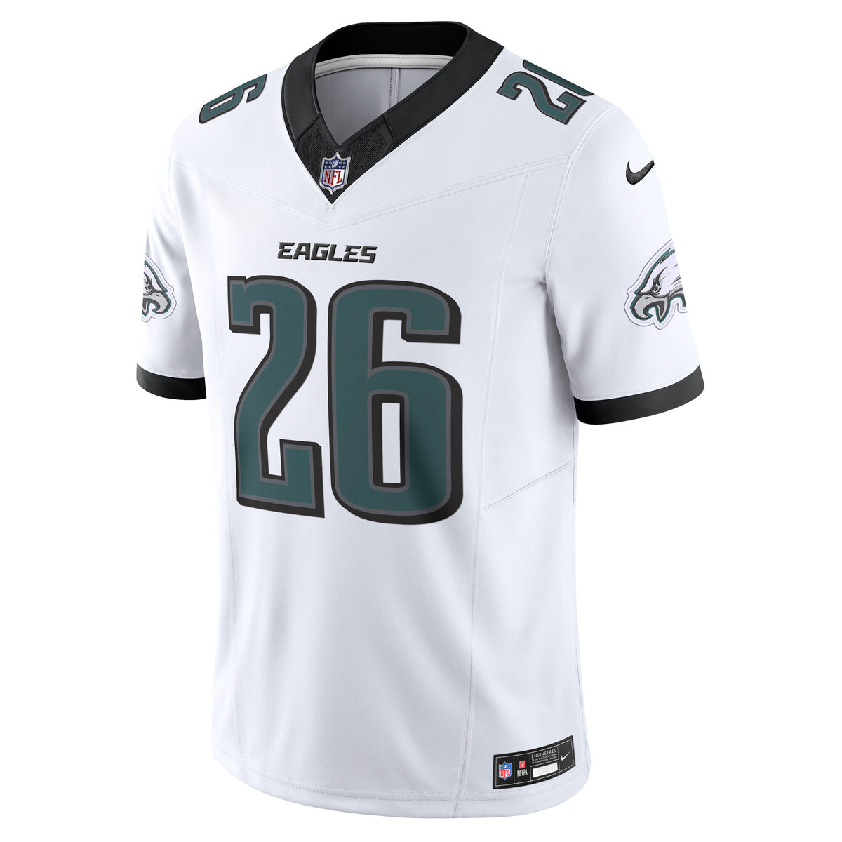 Men's Philadelphia Eagles Saquon Barkley Nike White Vapor F.U.S.E. Limited Jersey