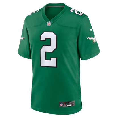 Men's Philadelphia Eagles Tariq Woolen Nike Kelly Green Alternate Game Jersey