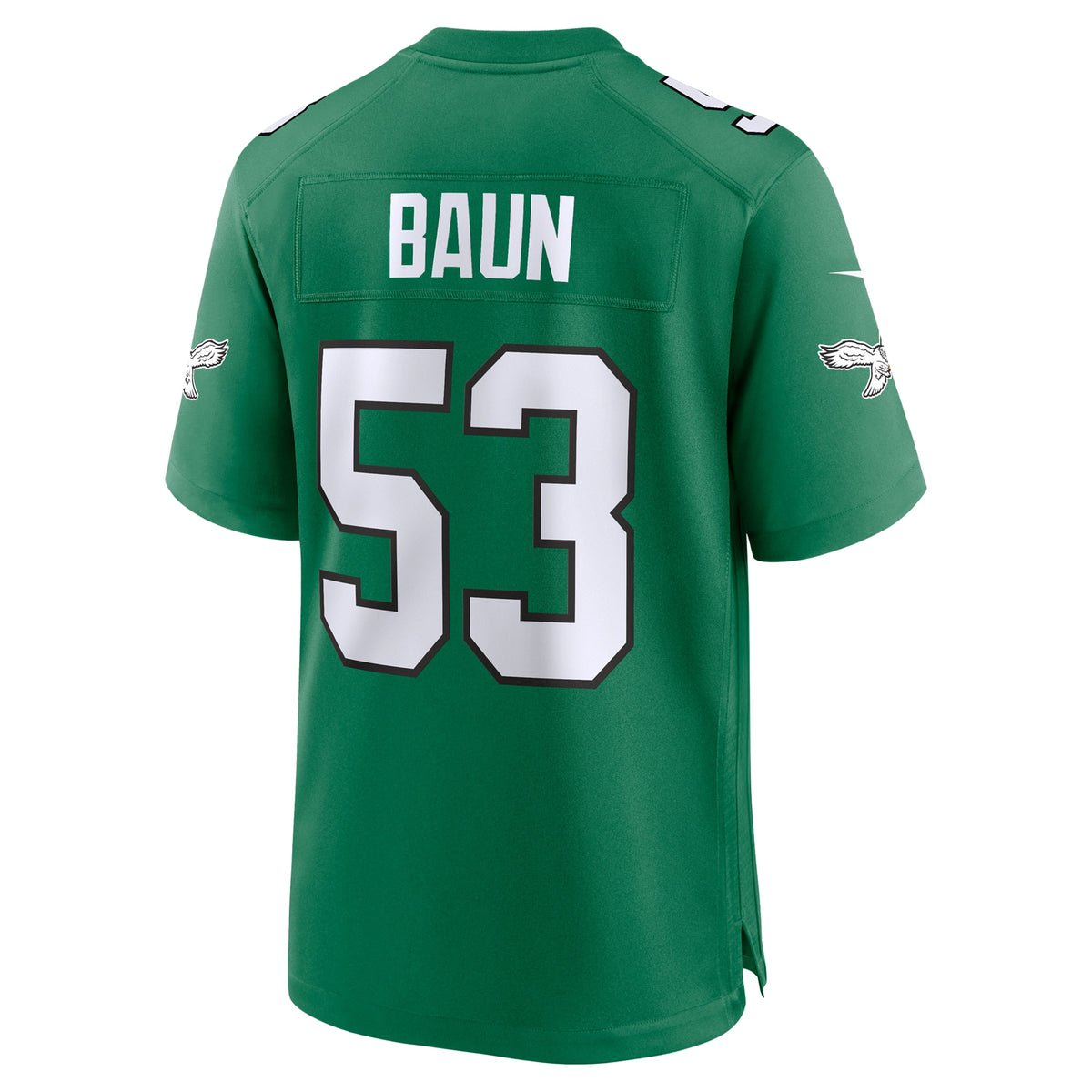 Men's Philadelphia Eagles Zack Baun Nike Kelly Green Alternate Game Jersey