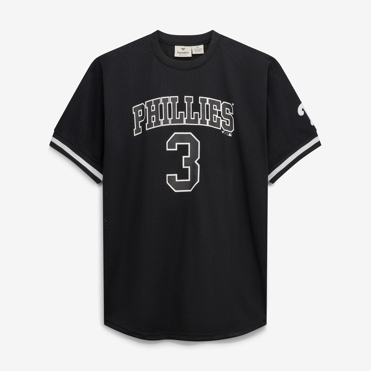 Men's Philadelphia Phillies Bryce Harper Fanatics Black/White Big & Tall Heavyweight Mesh Jersey