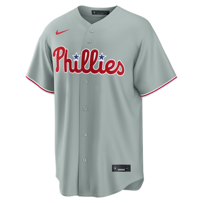 Men's Philadelphia Phillies Bryce Harper Nike Gray Road Replica Jersey