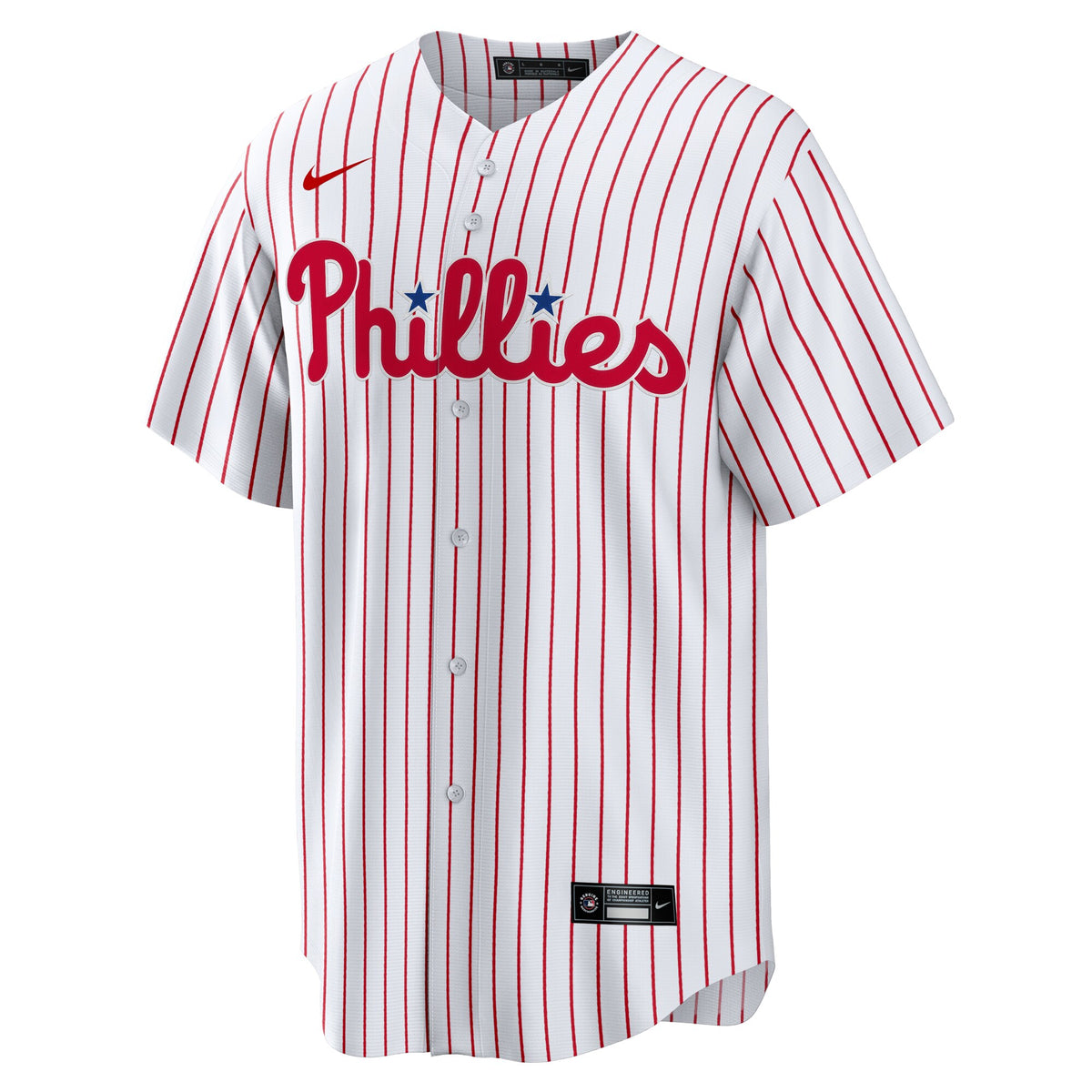 Men's Philadelphia Phillies Nike White #1 Groom Home Replica Jersey