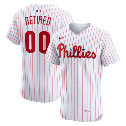 Men's Philadelphia Phillies Nike White Home Elite Pick-A-Player Retired Roster Jersey
