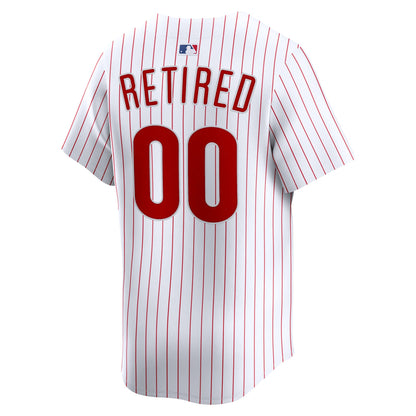 Men's Philadelphia Phillies Nike White Home Limited Pick-A-Player Retired Roster Jersey