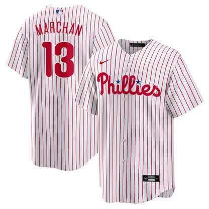 Men's Philadelphia Phillies Rafael Marchí¡n Nike White Home Replica Jersey