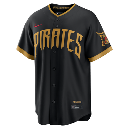 Men's Pittsburgh Pirates Konnor Griffin Nike Black 2026 City Connect Stadium Jersey