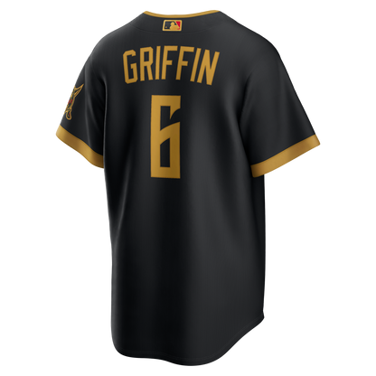 Men's Pittsburgh Pirates Konnor Griffin Nike Black 2026 City Connect Stadium Jersey
