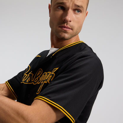 Men's Pittsburgh Pirates Nike Black Alternate Replica Team Jersey