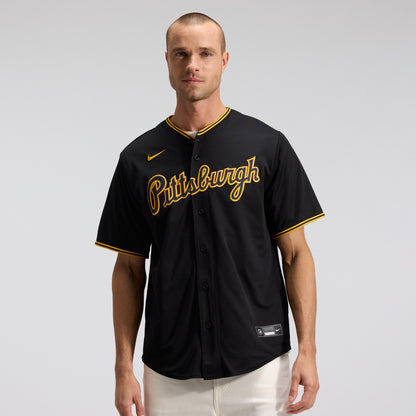 Men's Pittsburgh Pirates Nike Black Alternate Replica Team Jersey