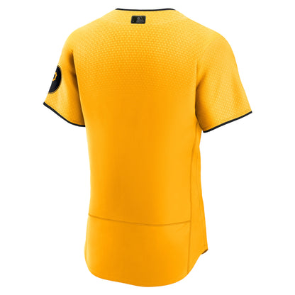 Men's Pittsburgh Pirates Nike Gold City Connect Authentic Jersey
