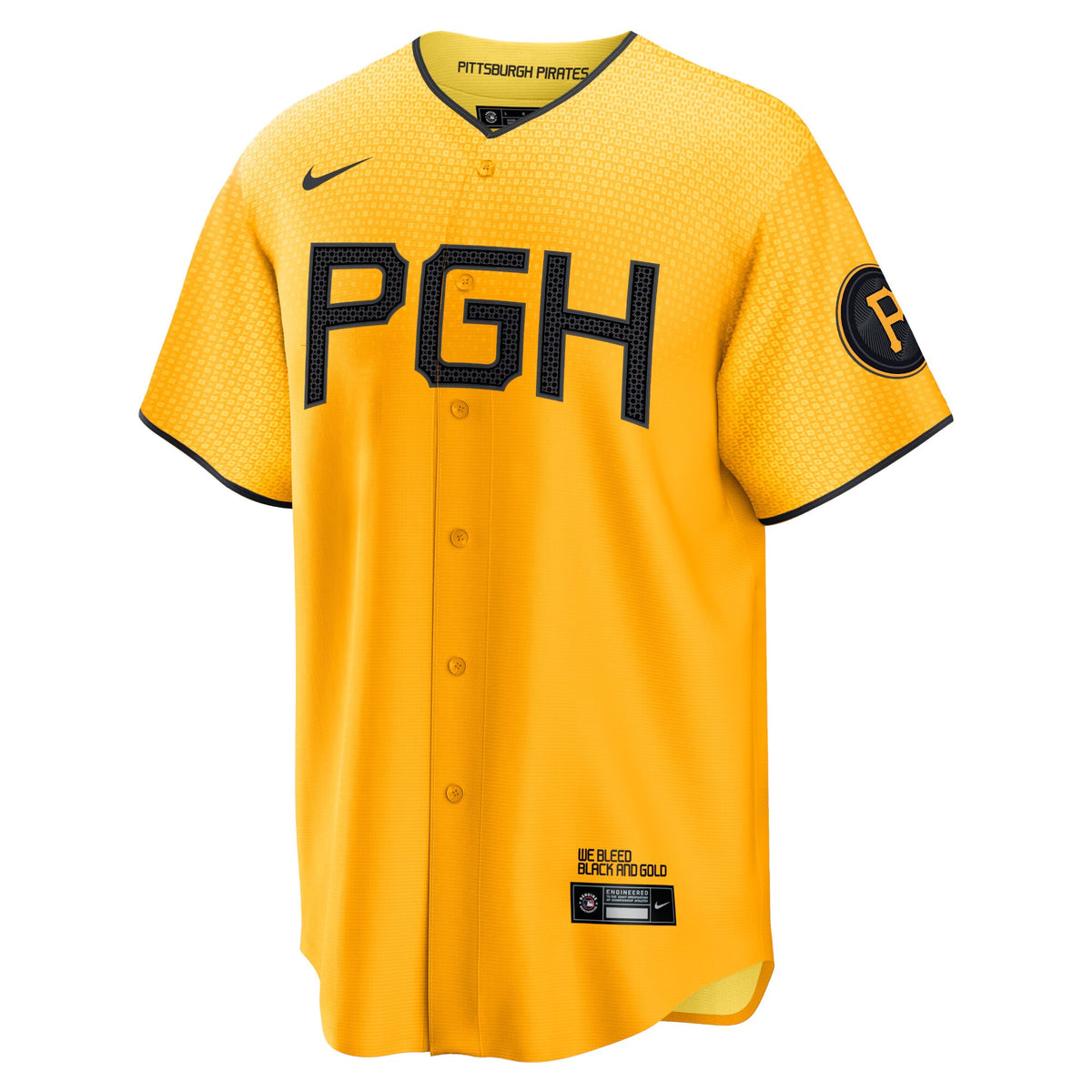 Men's Pittsburgh Pirates Nike Gold City Connect Replica Jersey