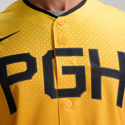 Men's Pittsburgh Pirates Nike Gold City Connect Replica Jersey