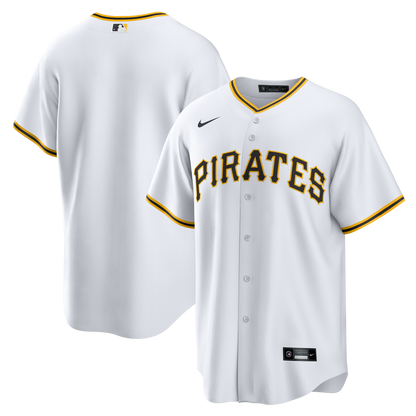 Men's Pittsburgh Pirates Nike White Home Big & Tall Replica Jersey