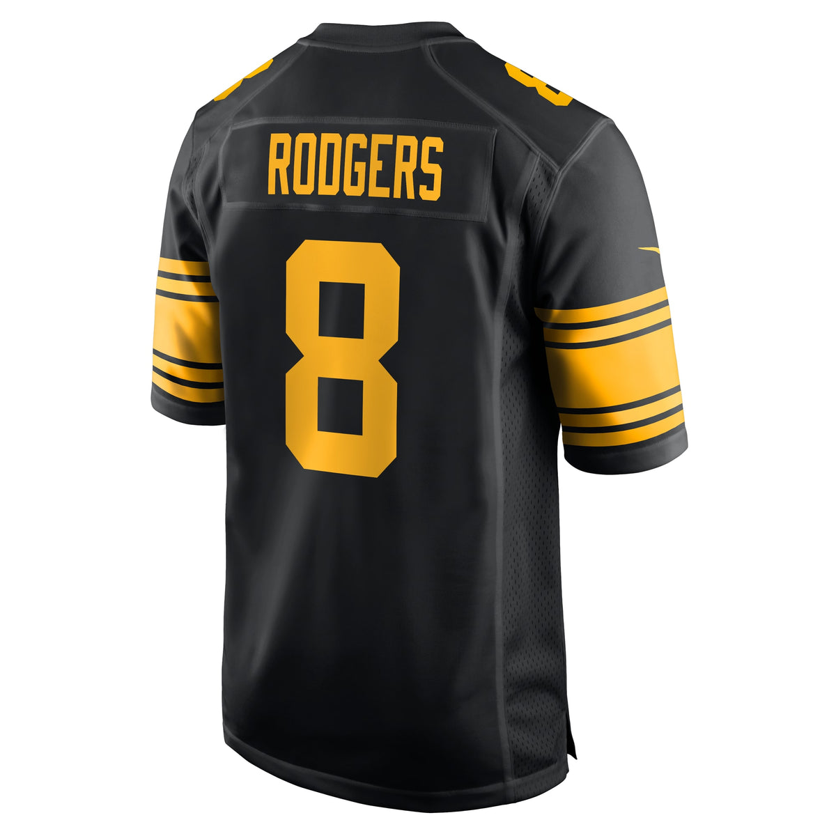 Men's Pittsburgh Steelers Aaron Rodgers Nike Black Alternate Game Jersey