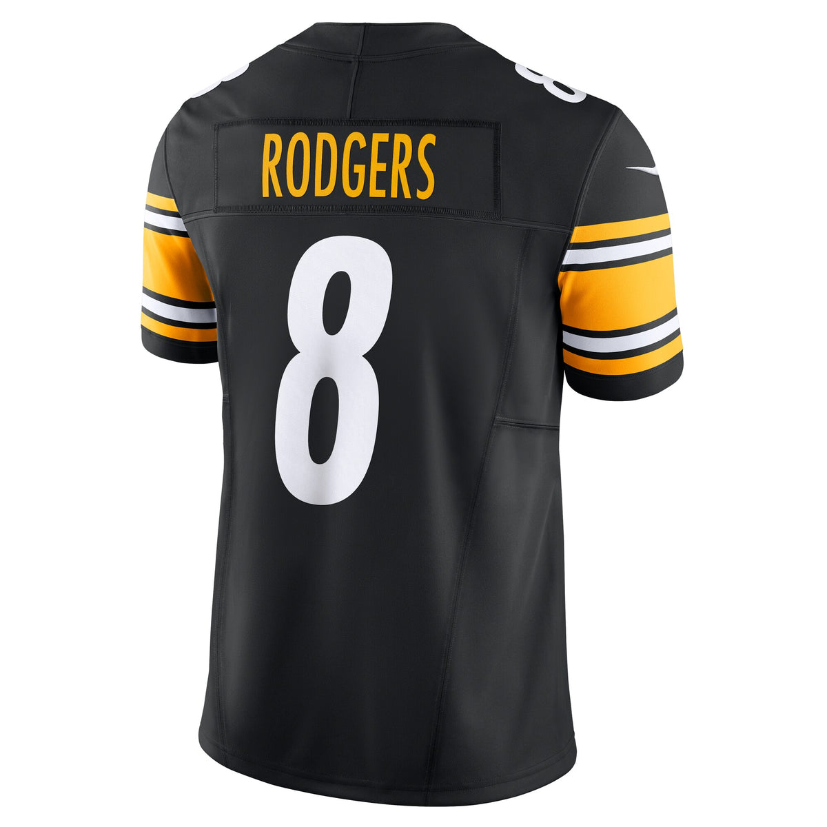 Men's Pittsburgh Steelers Aaron Rodgers Nike Black Team Vapor F.U.S.E. Limited Jersey