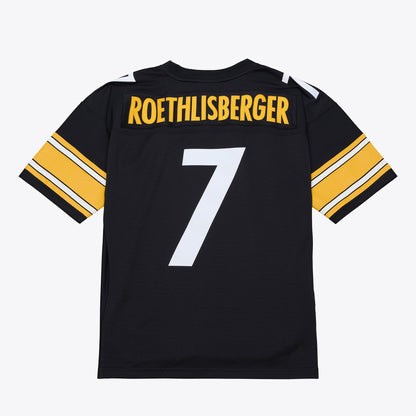 Men's Pittsburgh Steelers Ben Roethlisberger Mitchell & Ness Black 2004 Big & Tall Legacy Retired Player Jersey