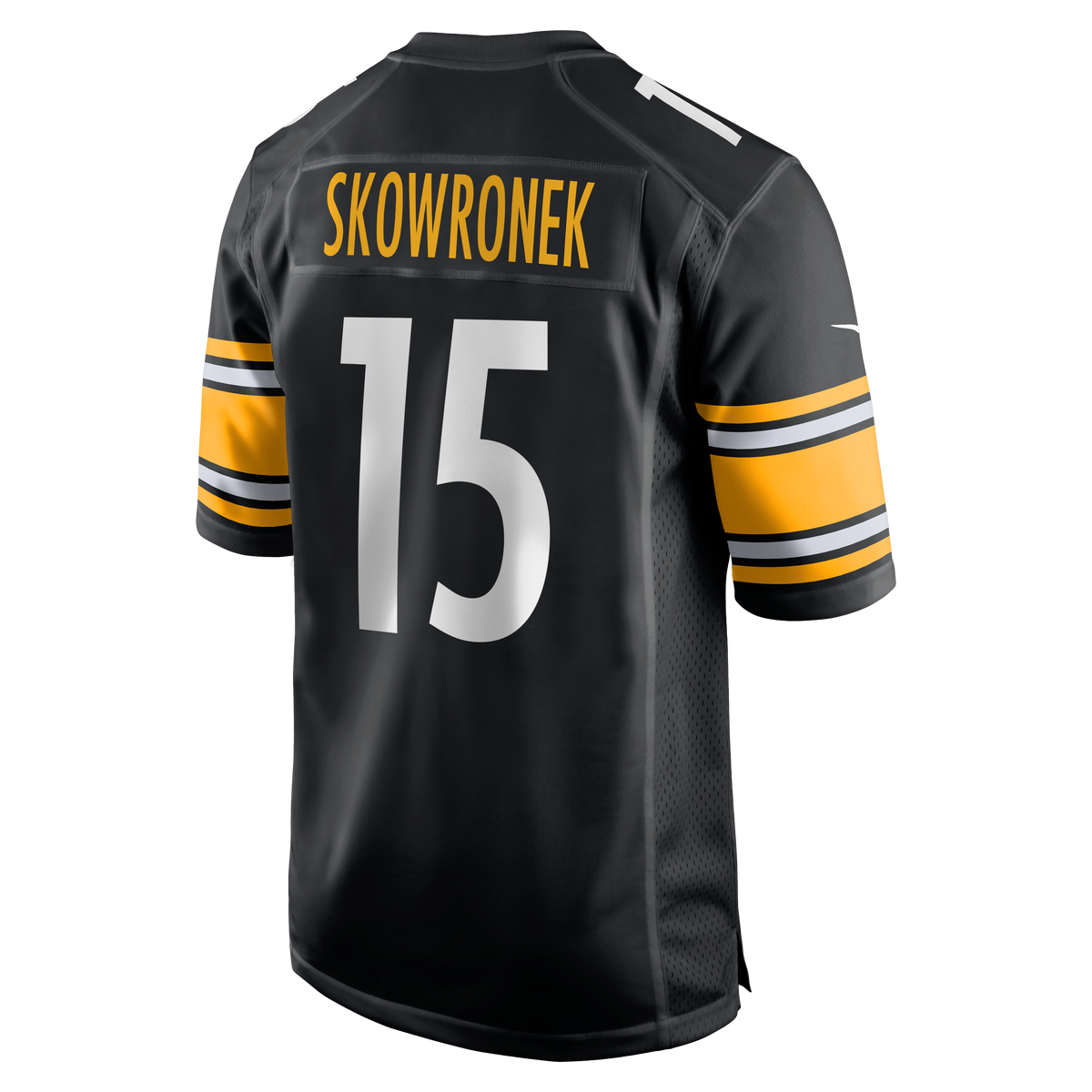 Men's Pittsburgh Steelers Ben Skowronek Nike Black Team Game Jersey