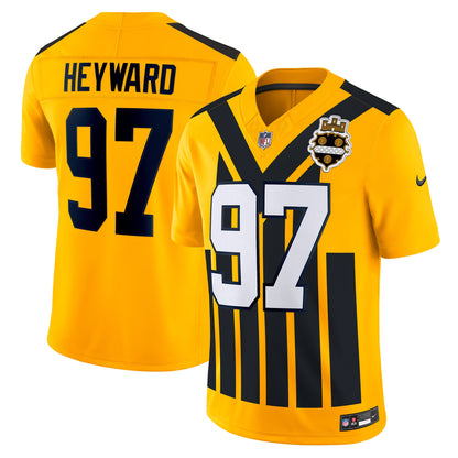 Men's Pittsburgh Steelers Cameron Heyward Nike Gold Alternate Vapor F.U.S.E. Limited Jersey