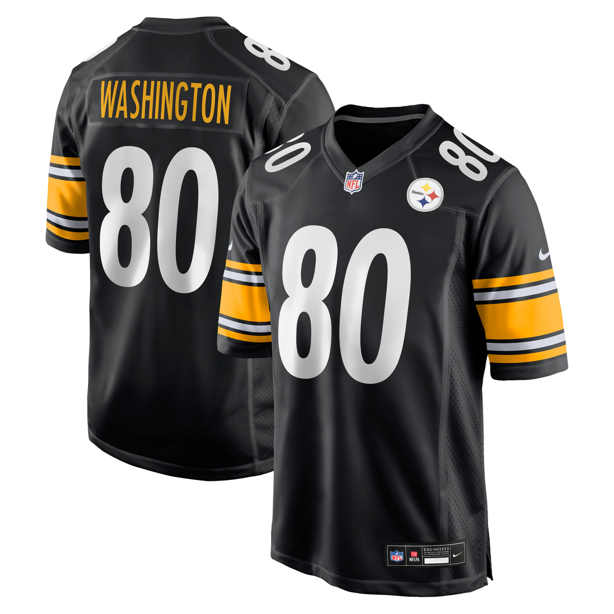 Men's Pittsburgh Steelers Darnell Washington Nike Black Game Jersey