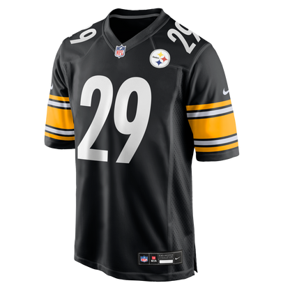Men's Pittsburgh Steelers Eli Heidenreich Nike Black Team Game Jersey