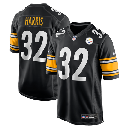 Men's Pittsburgh Steelers Franco Harris Nike Black Game Retired Player Jersey