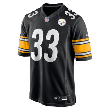 Men's Pittsburgh Steelers Jack Sawyer Nike Black Team Game Jersey