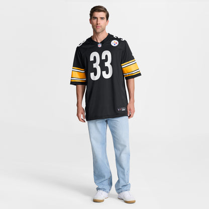 Men's Pittsburgh Steelers Jack Sawyer Nike Black Team Game Jersey