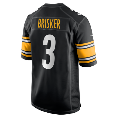 Men's Pittsburgh Steelers Jaquan Brisker Nike Black Team Game Jersey