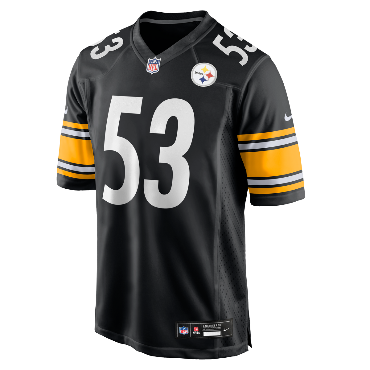 Men's Pittsburgh Steelers JaWhaun Bentley Nike Black Team Game Jersey