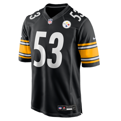 Men's Pittsburgh Steelers JaWhaun Bentley Nike Black Team Game Jersey