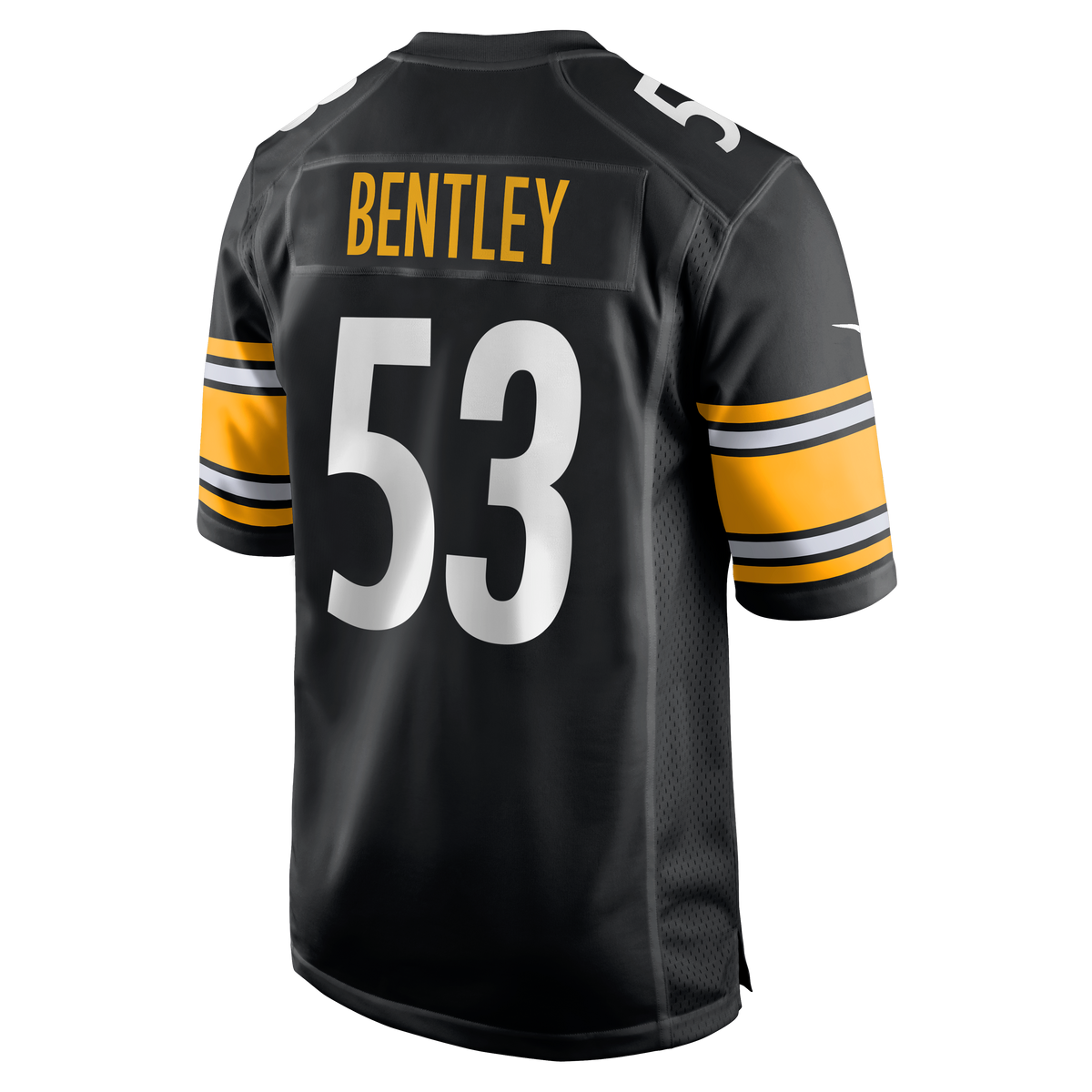 Men's Pittsburgh Steelers JaWhaun Bentley Nike Black Team Game Jersey