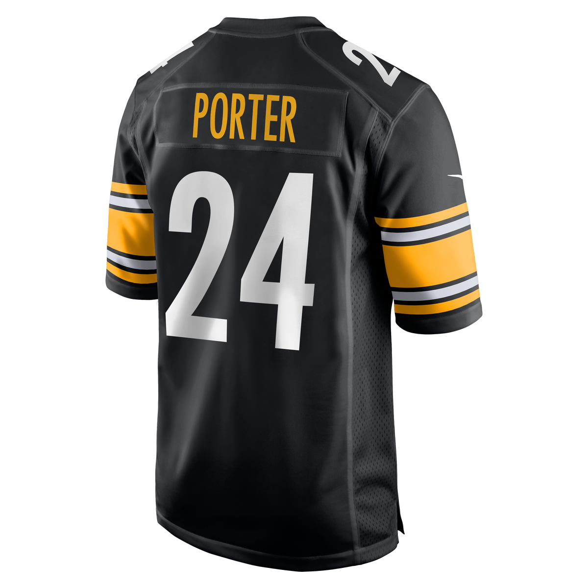 Men's Pittsburgh Steelers Joey Porter Jr. Nike Black Game Jersey