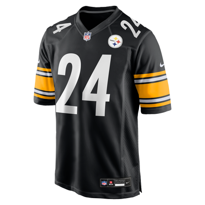Men's Pittsburgh Steelers Joey Porter Jr. Nike Black Game Jersey